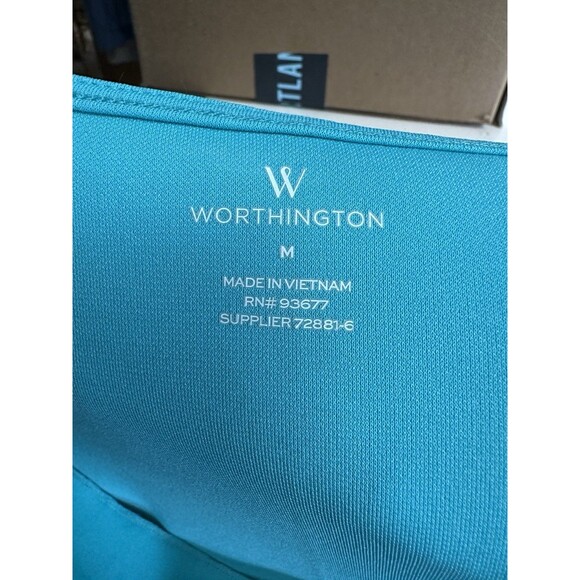 Worthington Size Medium Cowl Neck Top L4 - Picture 4 of 5